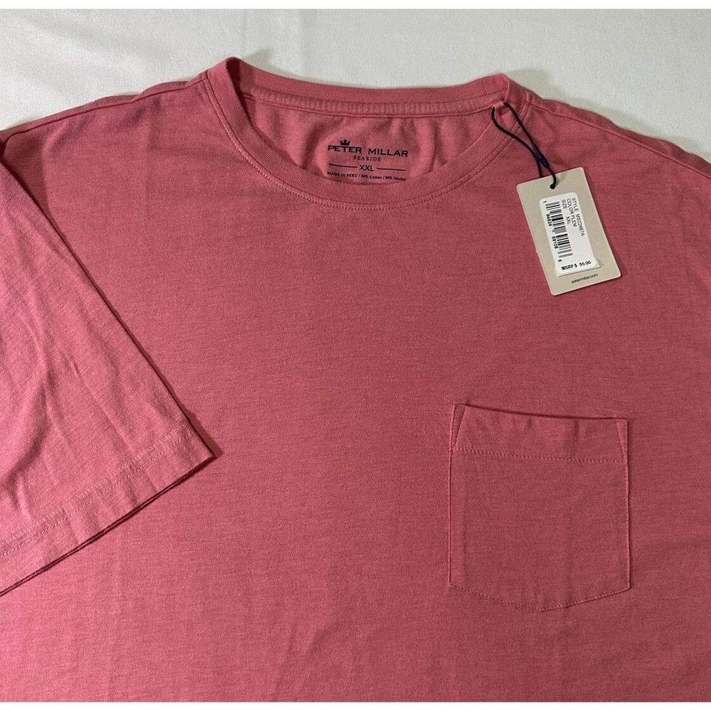 Peter Millar Pink Short Sleeve Tee